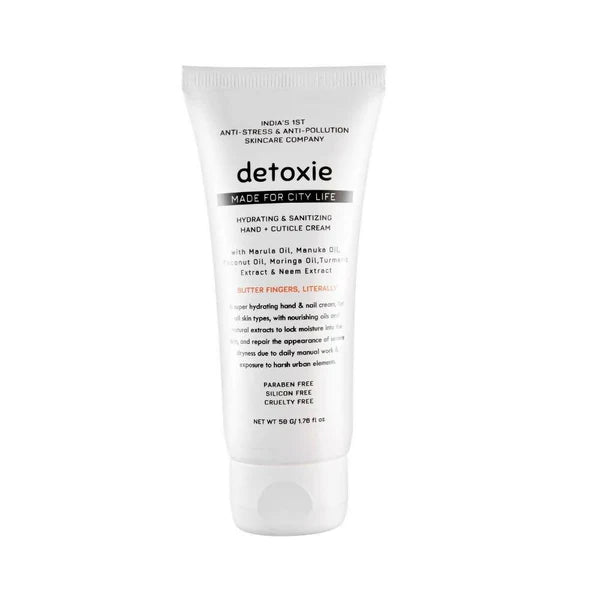 Detoxie Hydrating & Sanitizing Hand & Cuticle Cream - 50 gm