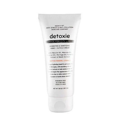 Detoxie Hydrating & Sanitizing Hand & Cuticle Cream - 50 gm