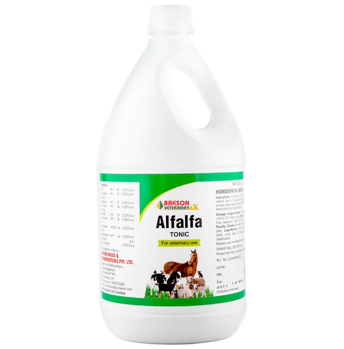 Bakson's Homeopathy Alfalfa Tonic For Veterinary Use