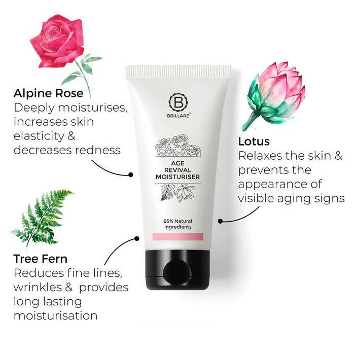 Brillare Age Revival Moisturiser For Ageing Skin - 50 ml