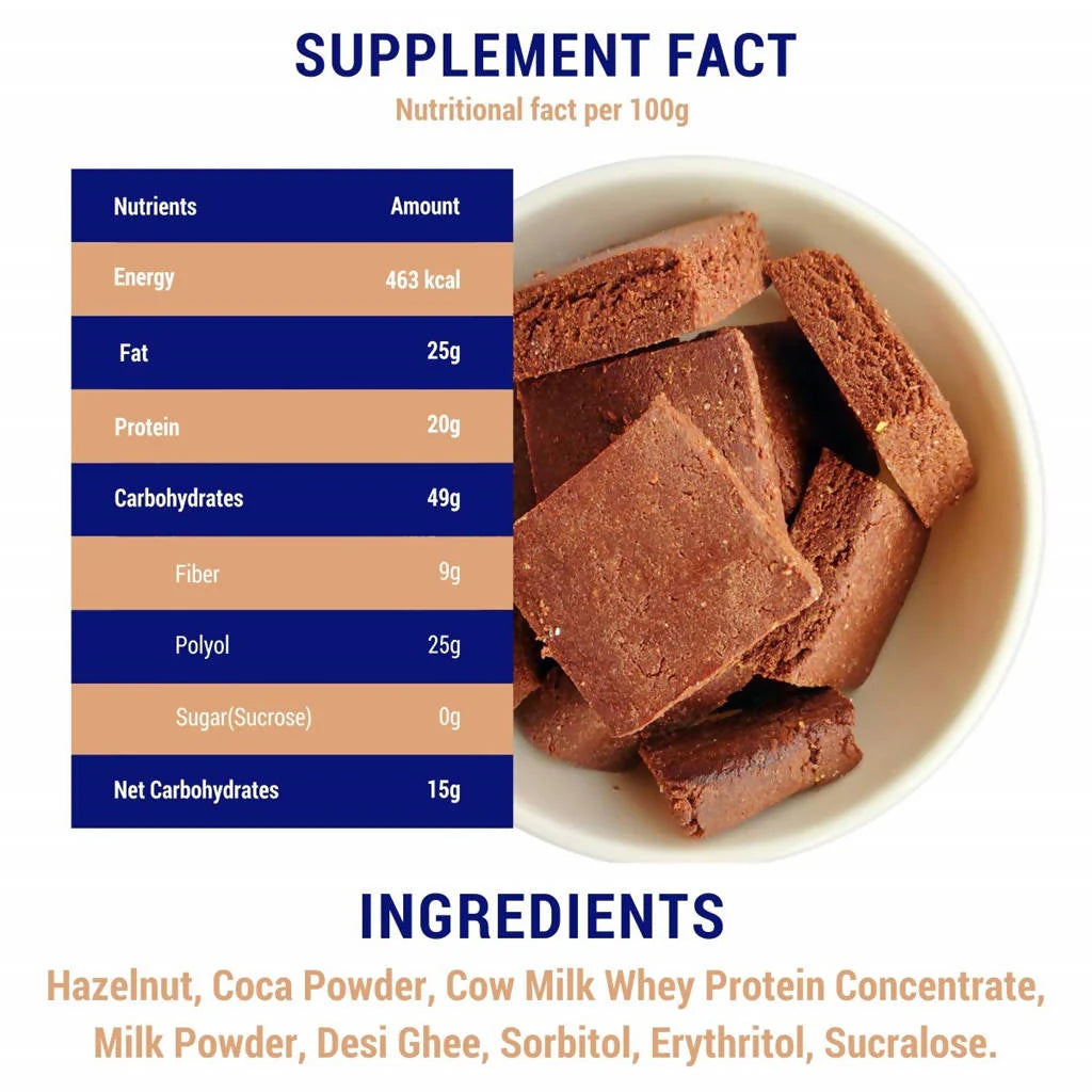 Diabexy Desi Ghee Chocolate Barfi