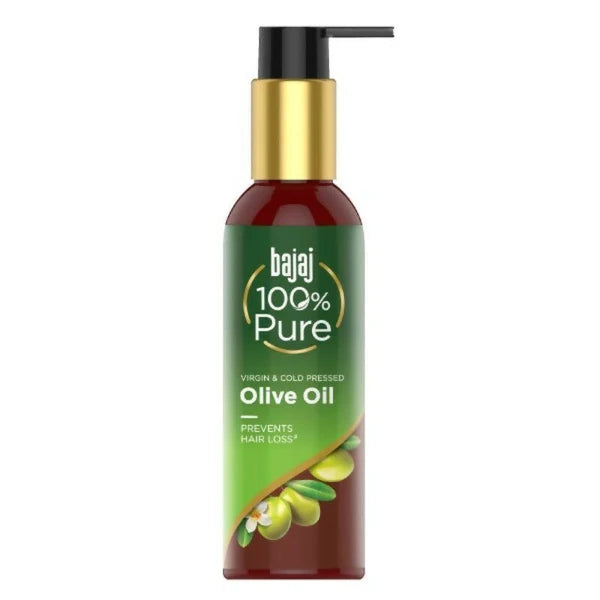 Bajaj 100% Pure Olive Oil for Prevents Hair Loss - 200 ml