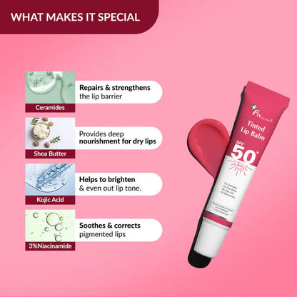 Fixderma 4% Kojic Acid Tinted Lip Balm SPF 50+ - 15 ml