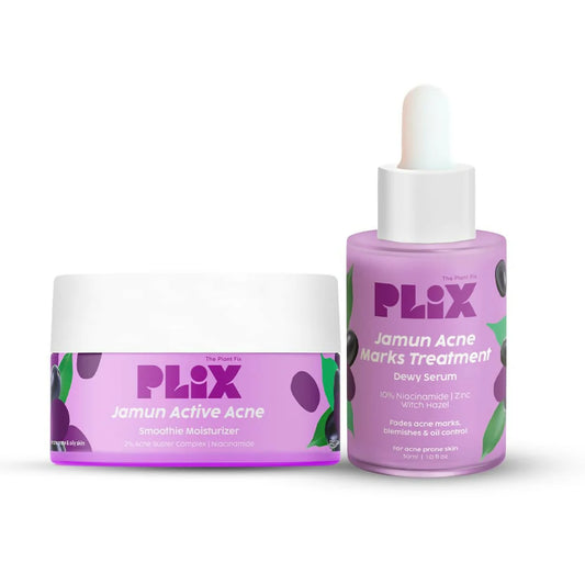 PLIX The Plant Fix Niacinamide Jamun Moisturizer and Serum Combo