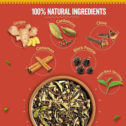 Chaayos Masala Chai Spiced Chai Tea - 100 gm