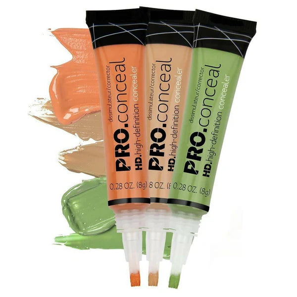 Favon Fab Secret Pack of 3 Concealer (Contour/Corrector) (Orange, Green, Beige) - Combo