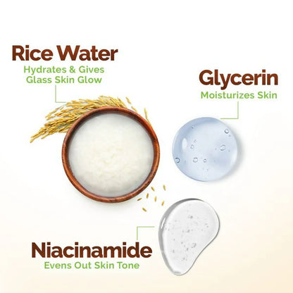 Mamaearth Rice Water Moisturizing Body Wash with Rice Water & Hydrating Lily For Dewy Glass Skin