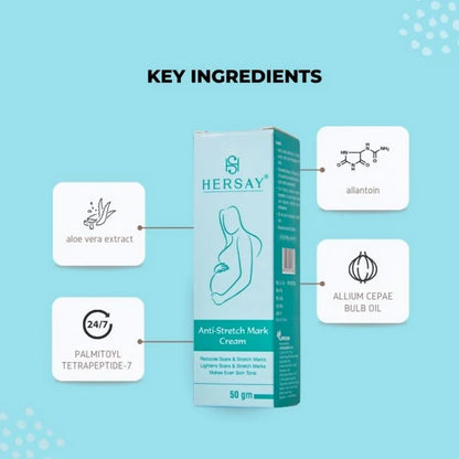 Hersay Anti-Stretch Mark Cream - 50 gm