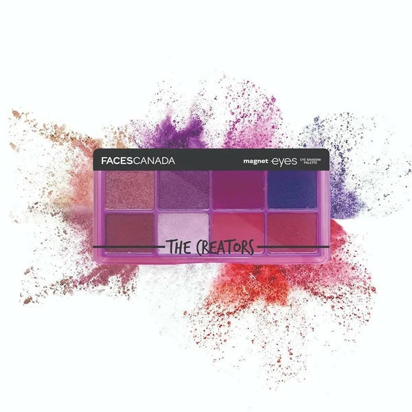 Faces Canada Magneteyes 8 in 1 Eyeshadow Palette - The Creators - 6.4 gm