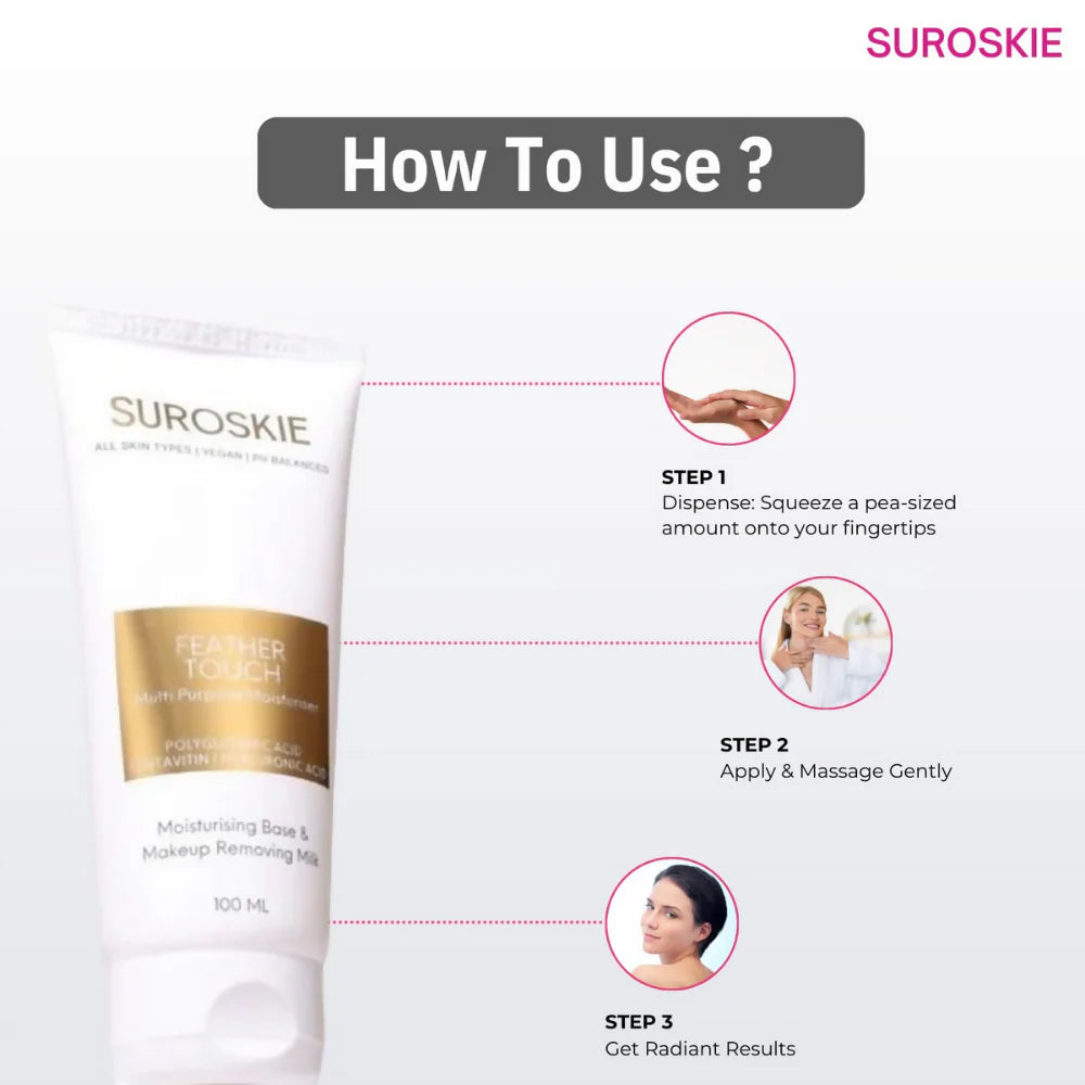 SUROSKIE Feather Touch Multi-Purpose Moisturizer - 100 ml