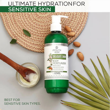 Ayouthveda Delicate Skin Body Moisturizer - 300 ml