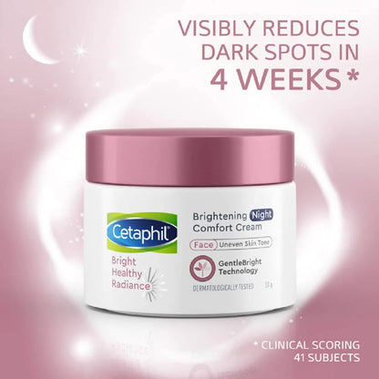 Cetaphil Bright Healthy Radiance Night Comfort Cream - 50 gm