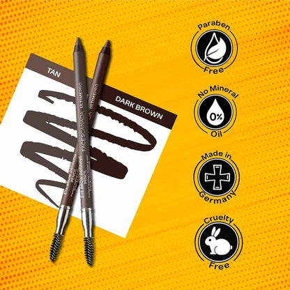 Faces Canada Ultime Pro Eyebrow Defining Pencil - Dark Brown 02 - 1.2 gm