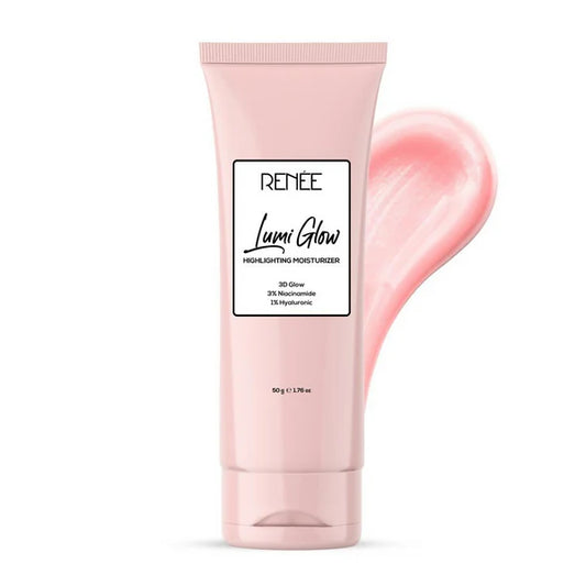 Renee Cosmetics Lumi Glow Highlighter Moisturizer 3D Glow 3% Niacinamide 1% Hyaluronic - 50 gm