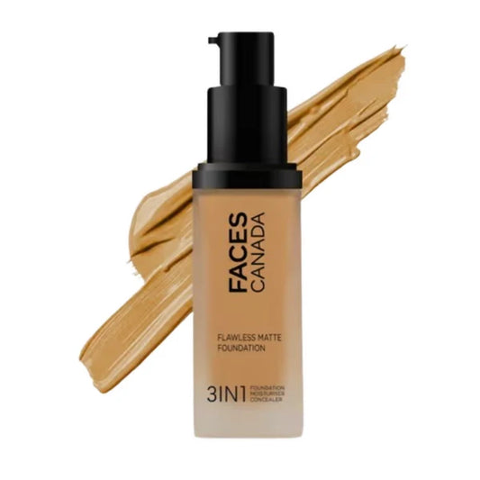 Faces Canada Flawless Matte Foundation - Warm Sand 042 - 30 ml