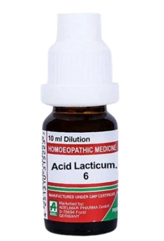 Adel Homeopathy Acid Lacticum Dilution -6 CH