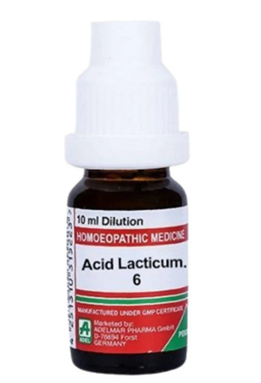 Adel Homeopathy Acid Lacticum Dilution -6 CH