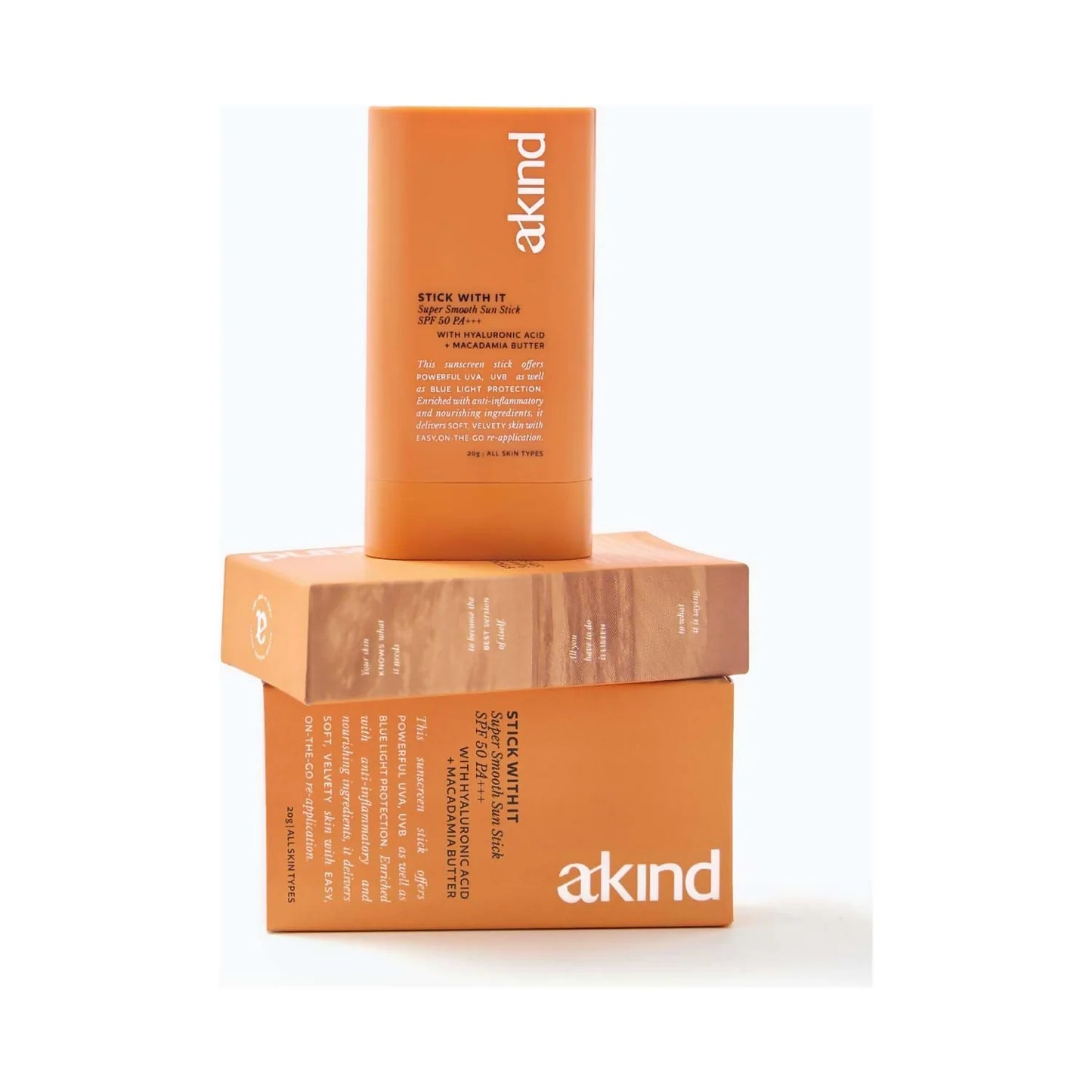 Akind Stick With It Super Smooth Sun Stick SPF 50 PA+++ - 20 gm