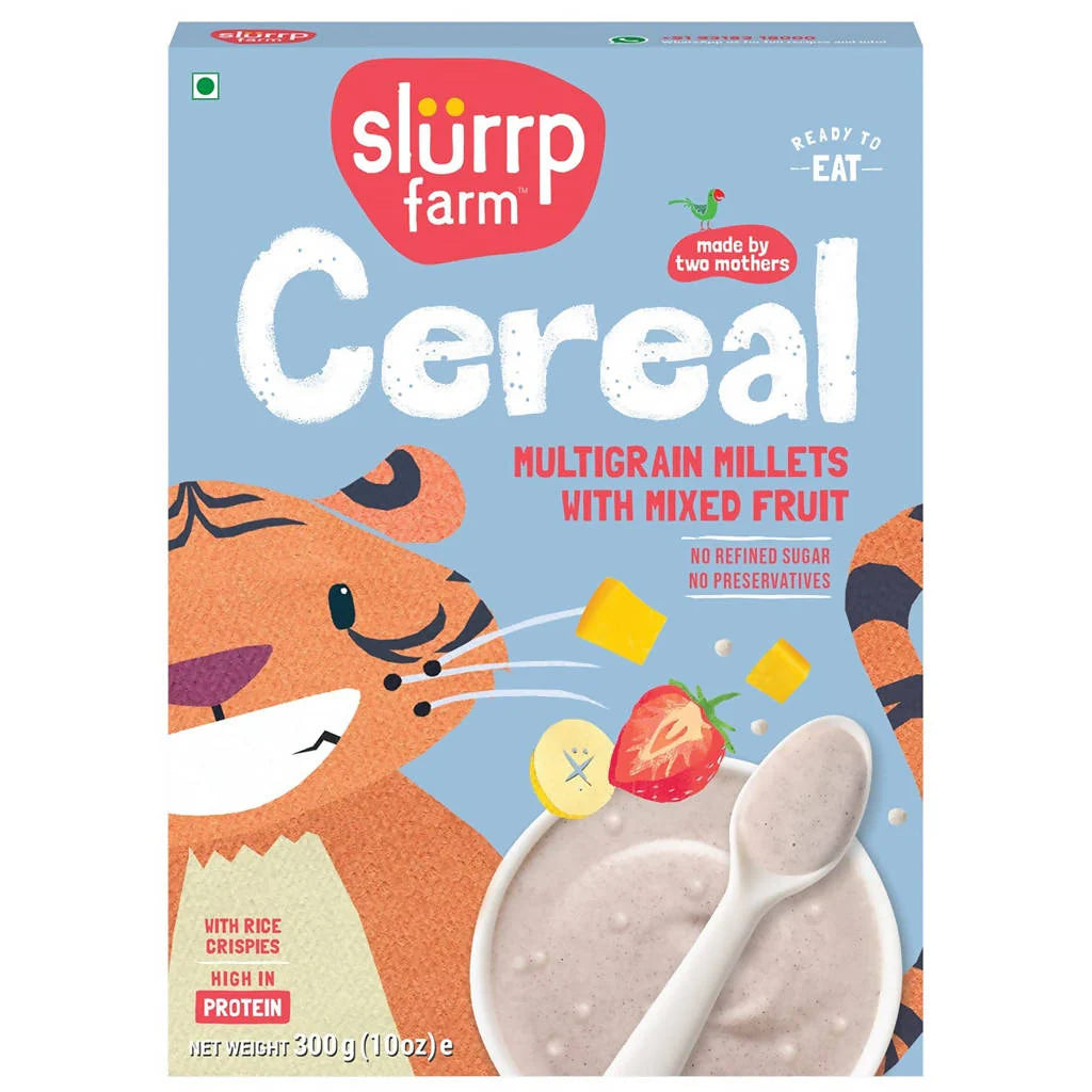 Slurrp Farm Multigrain Millets with Mixed Fruits Cereal For Kids