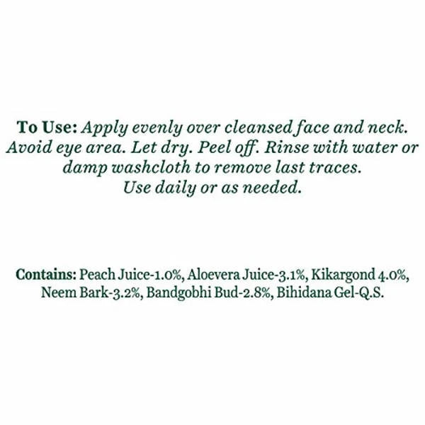 Biotique Advanced Ayurveda Bio Peach Clarifying & Refining Peel-Off Mask