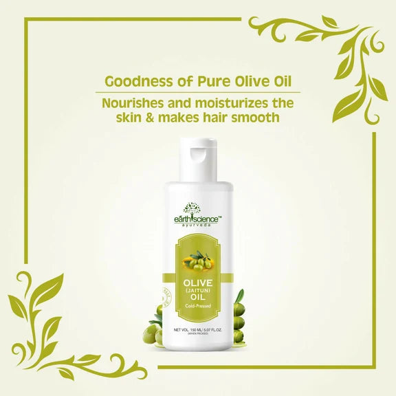 Earth Science Ayurveda 100% Pure Olive Oil - 150 ml