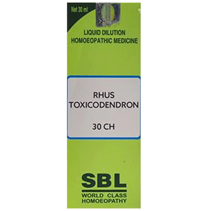 SBL Homeopathy Rhus Toxicodendron Dilution -6 CH - 30 ml