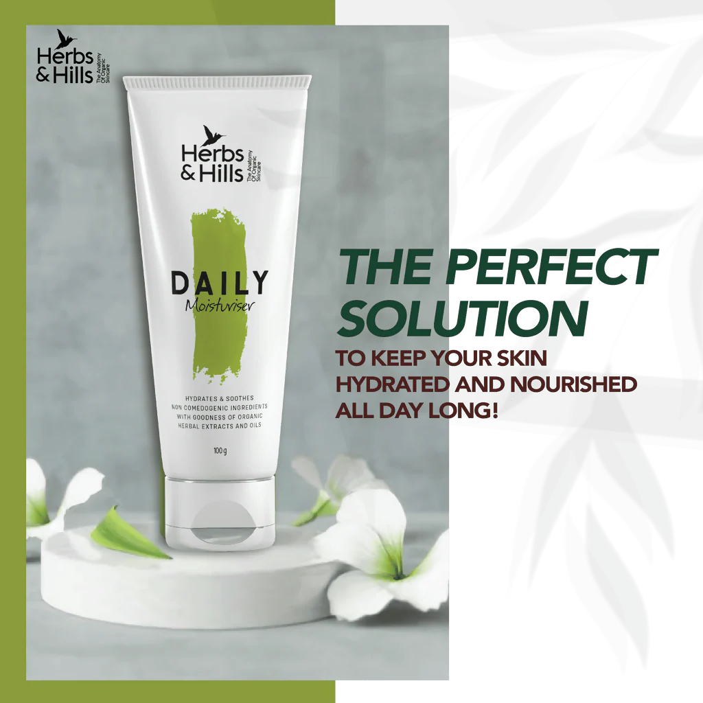 Herbs & Hills Daily Moisturiser - 100 gm