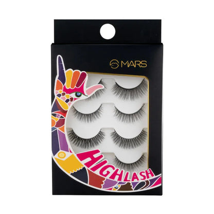 MARS Cosmetics Highlash False Eyelashes Set - 01 Natural - 5 pair