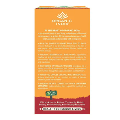 Organic India Moringa Hibiscus Tea Bags - 25 Tea Bags