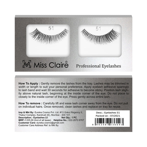 Miss Claire Eyelashes - 51 - 1Pc