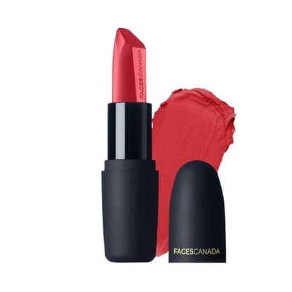 Faces Canada Weightless Matte Finish Lipstick - Pink Sugar 04 - 4 gm