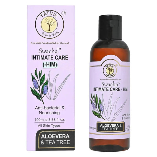 Tatvik Ayurveda Swacha Intimate Care Him (Aloevera & Tea Tree) - 100 ml