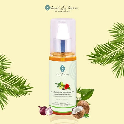 Teal and Terra Nagarmotha Bhringraj Hair Oil - 100 ml