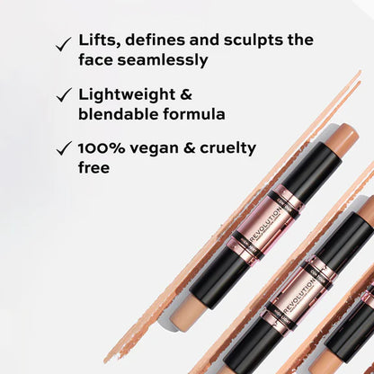Makeup Revolution Fast Base Contour Stick - Dark - 8.6 gm