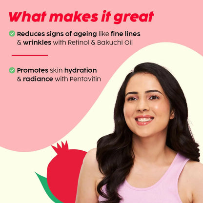 PLIX The Plant Fix 0.6% Retinol Face Serum and 1.20% Retinol Night Cream with Bakuchi Oil -combo