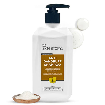 The Skin Story Anti Dandruff Deep Ceansing Shampoo Calms & Soothes Scalp With Saniscalp & Argan Oil - 250 ml