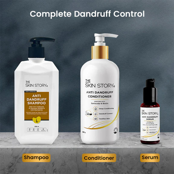 The Skin Story Anti Dandruff Deep Ceansing Shampoo Calms & Soothes Scalp With Saniscalp & Argan Oil - 250 ml