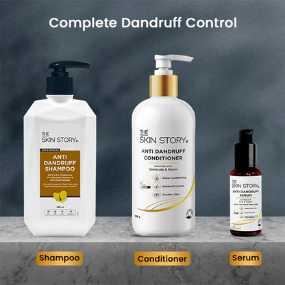 The Skin Story Anti Dandruff Deep Ceansing Shampoo Calms & Soothes Scalp With Saniscalp & Argan Oil - 250 ml