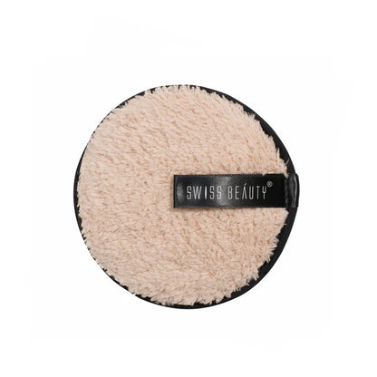 Swiss Beauty Soft & Gentle Cleansing Reusable Makeup Remover Pad - 8904409713191_cream - 8 gm