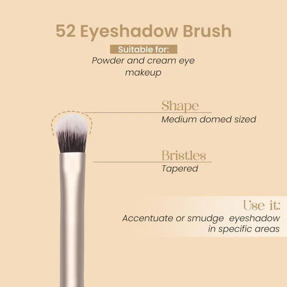 Milagro Beauty Eyeshadow Brush 52 - 1 pc