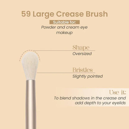 Milagro Beauty Large Crease Brush 59 - 1 pc