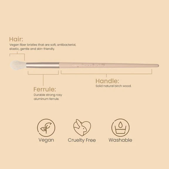 Milagro Beauty Large Crease Brush 59 - 1 pc