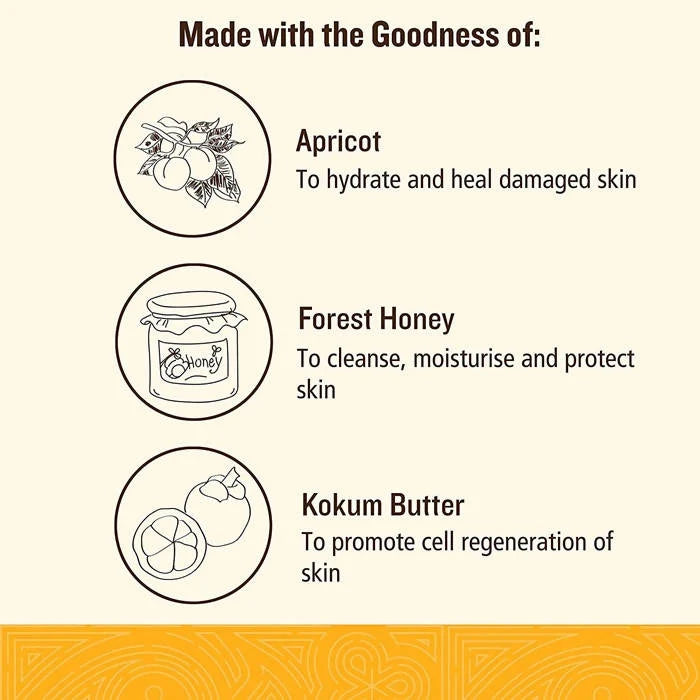 Soultree Apricot Moisturiser With Honey & Kokum Butter - 200 ml