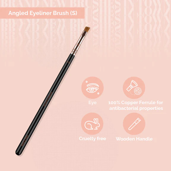 Miss Claire M33 - Angled Eyeliner Brush (S) - Rose Gold - 1 pcs