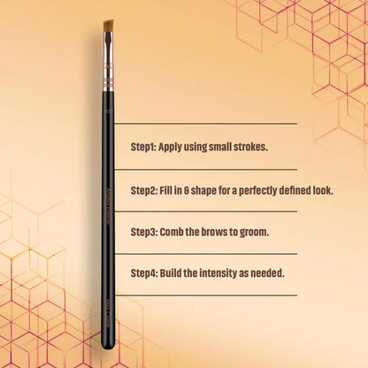 Miss Claire M33 - Angled Eyeliner Brush (S) - Rose Gold - 1 pcs