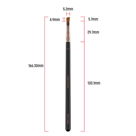 Miss Claire M33 - Angled Eyeliner Brush (S) - Rose Gold - 1 pcs