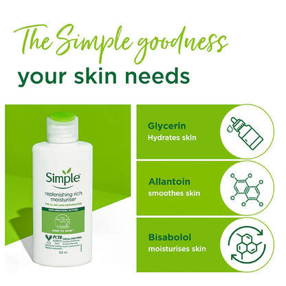 Simple Replenishing Rich Moisturiser - 125 ml