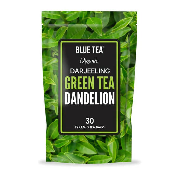 Blue Tea Organic Dandelion Green Tea Bags