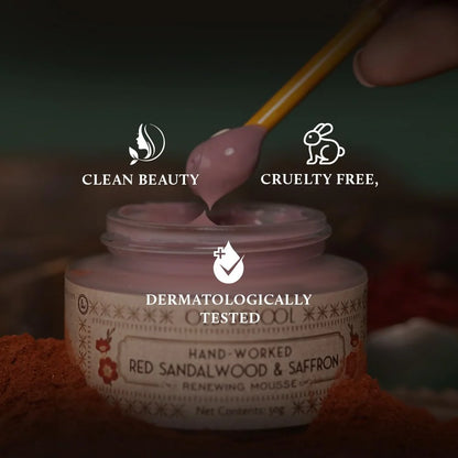 Old School Rituals Red Sandalwood & Saffron Age-Defying Face Moisturiser - 50 gm