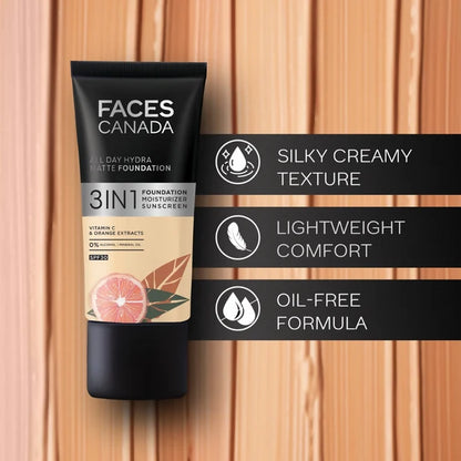 Faces Canada All In One Foundation with SPF 30 - Absolute Ivory 012 - 18 ml